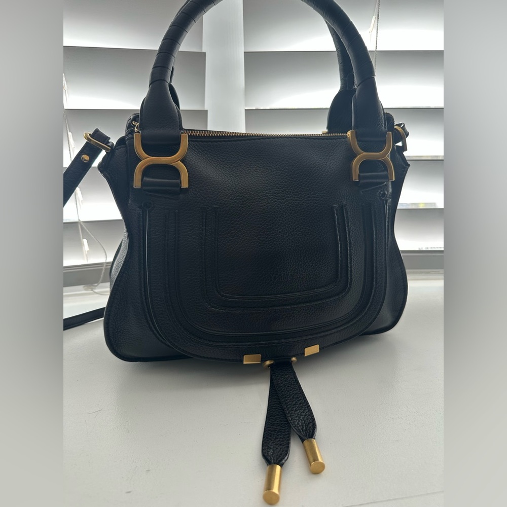 Chloe Small Marcie Satchel / Double Carry Bag